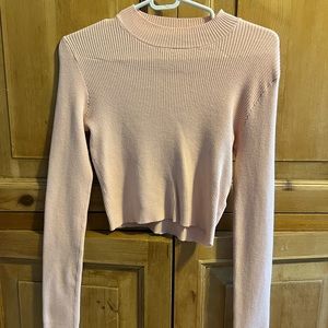 light pink brandy melville sweater